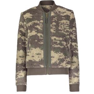 Marrakech Camo Sherpa Bomber Jacket